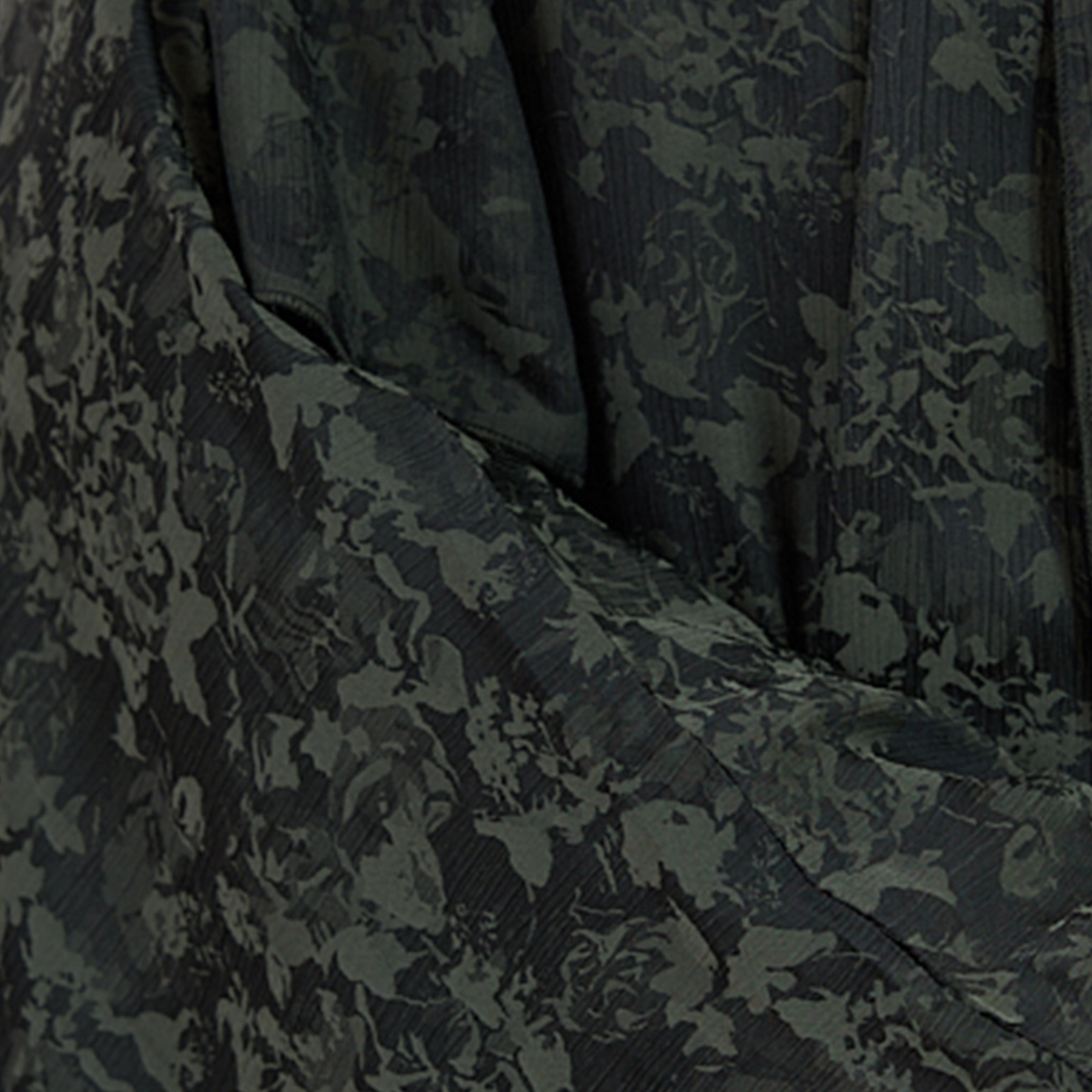 Printed Crinkle Crepe Kaftan Dress with Matching Hijab