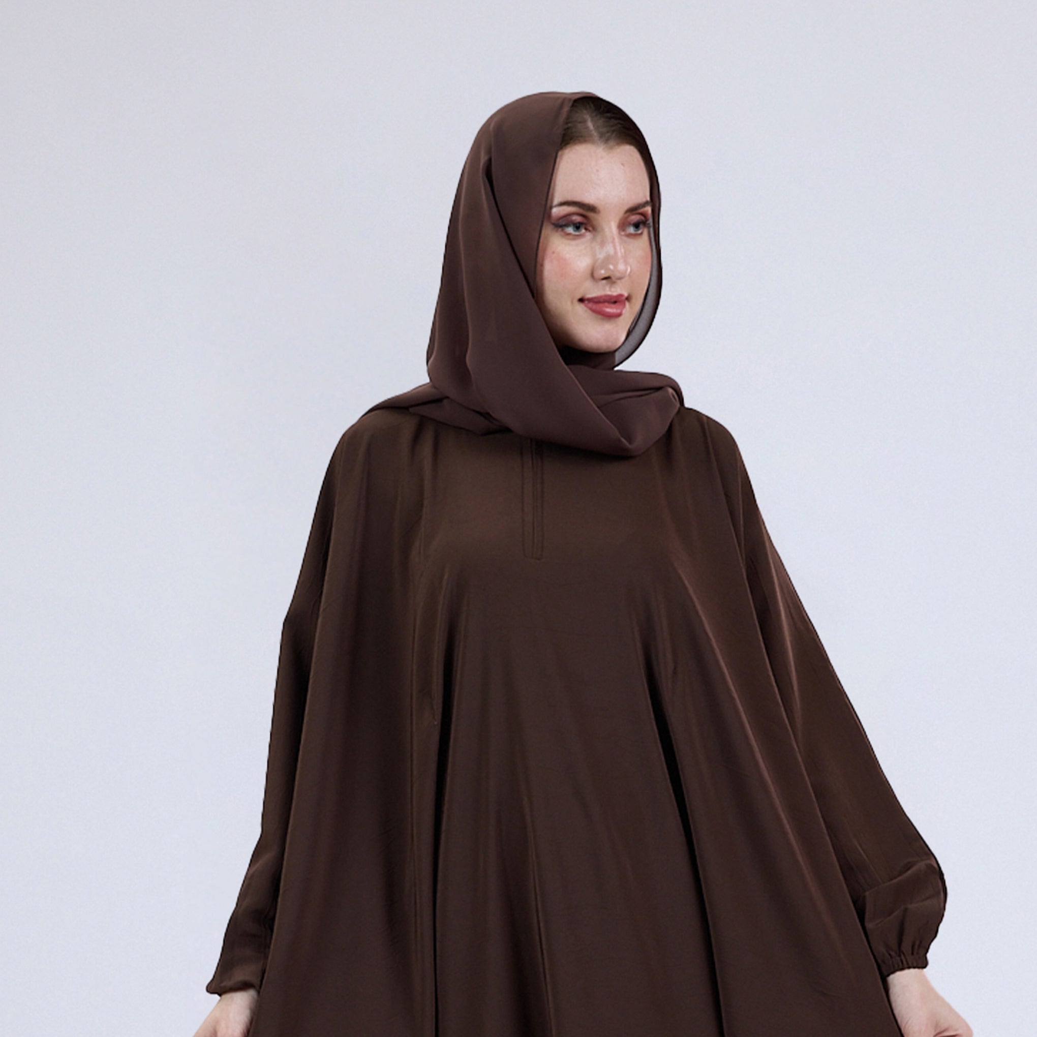 Premium Soft Chiffon Hijab Modestwear Scarf Brick Brown