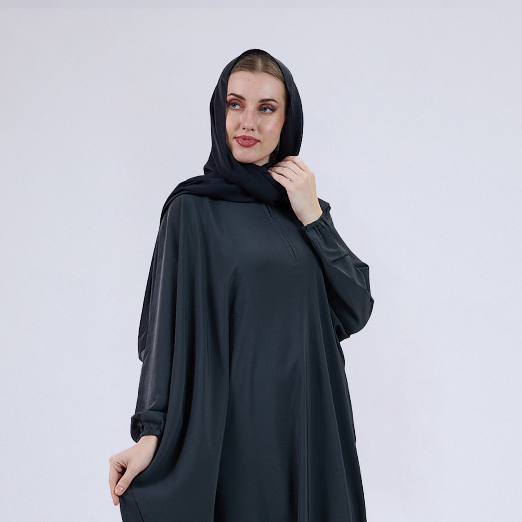 Premium Soft Chiffon Hijab Modestwear Scarf Cool Grey