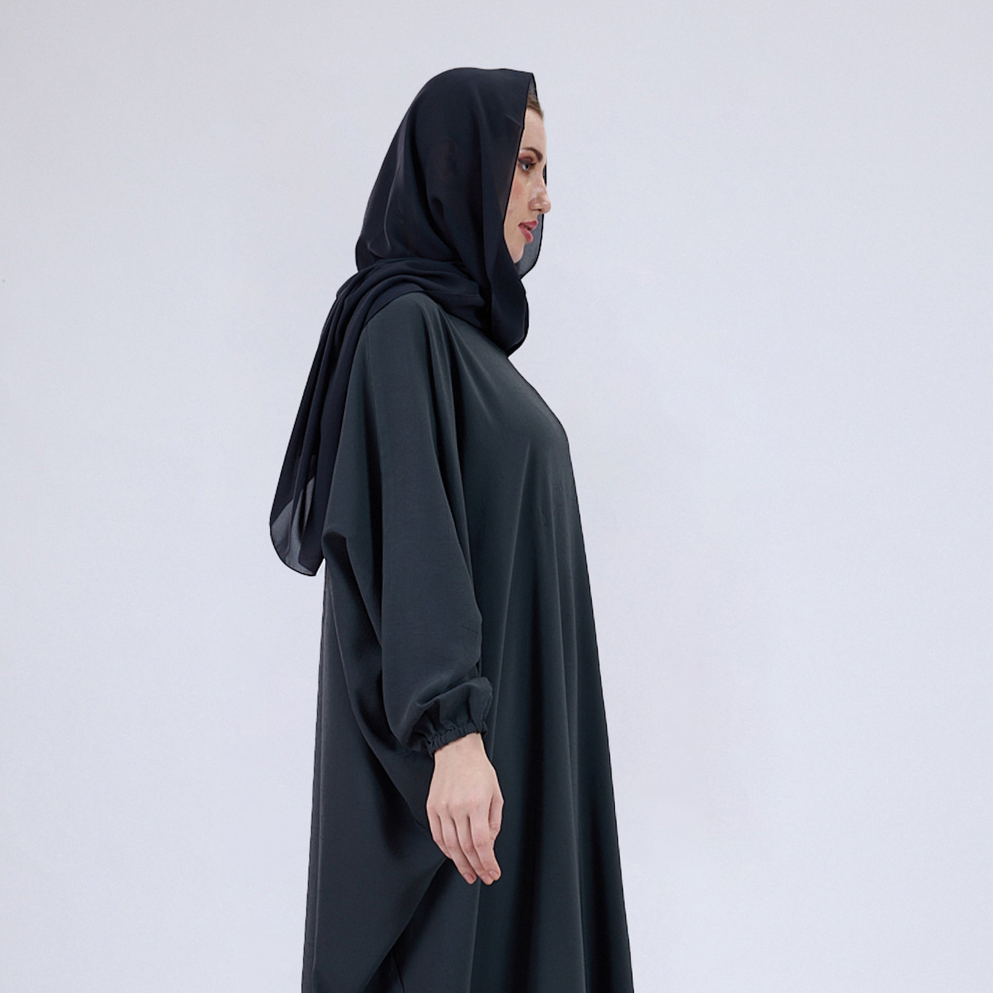 Premium Soft Chiffon Hijab Modestwear Scarf Cool Grey