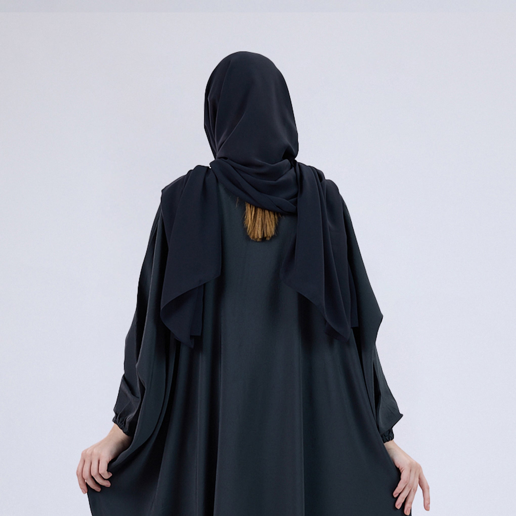 Premium Soft Chiffon Hijab Modestwear Scarf Cool Grey