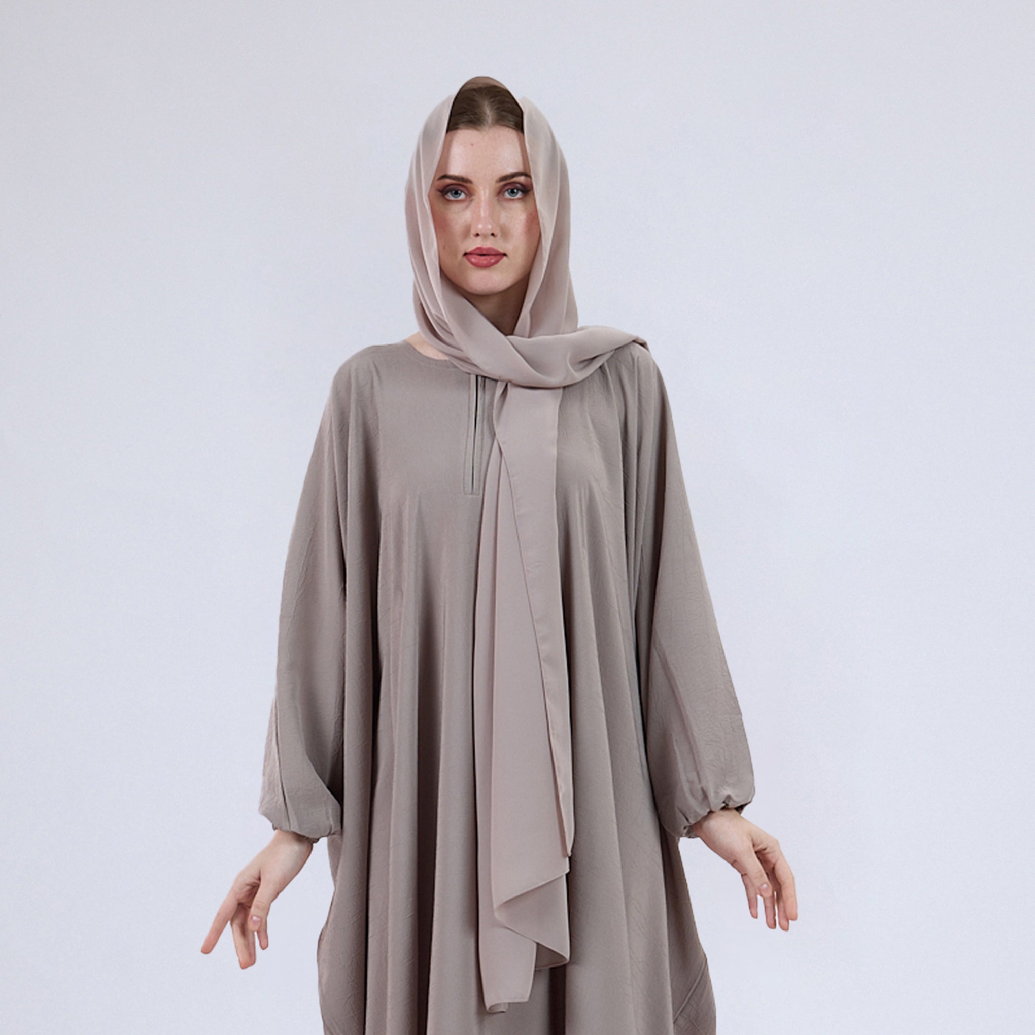 Premium Soft Chiffon Hijab Modestwear Scarf Frosted Toffee