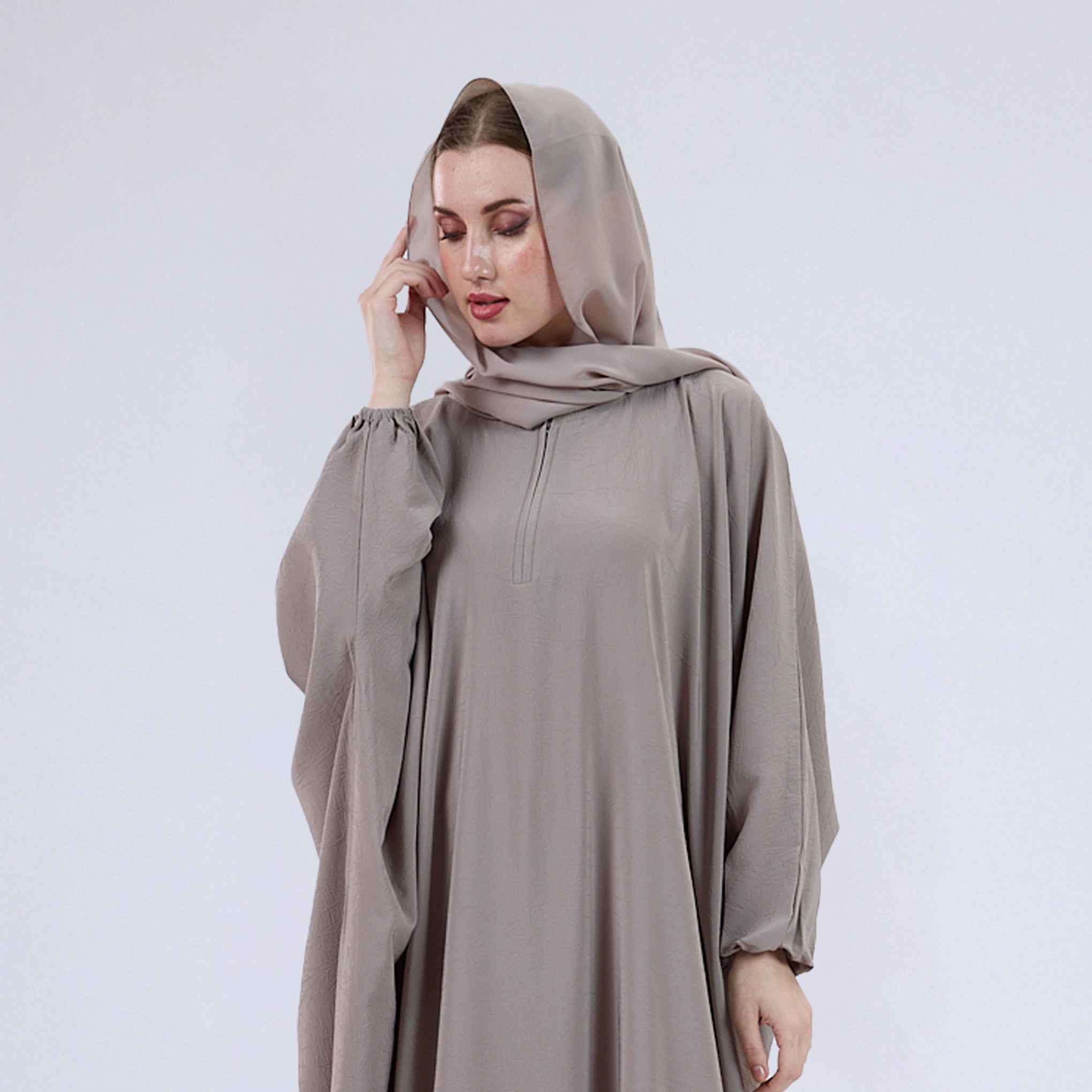 Premium Soft Chiffon Hijab Modestwear Scarf Frosted Toffee