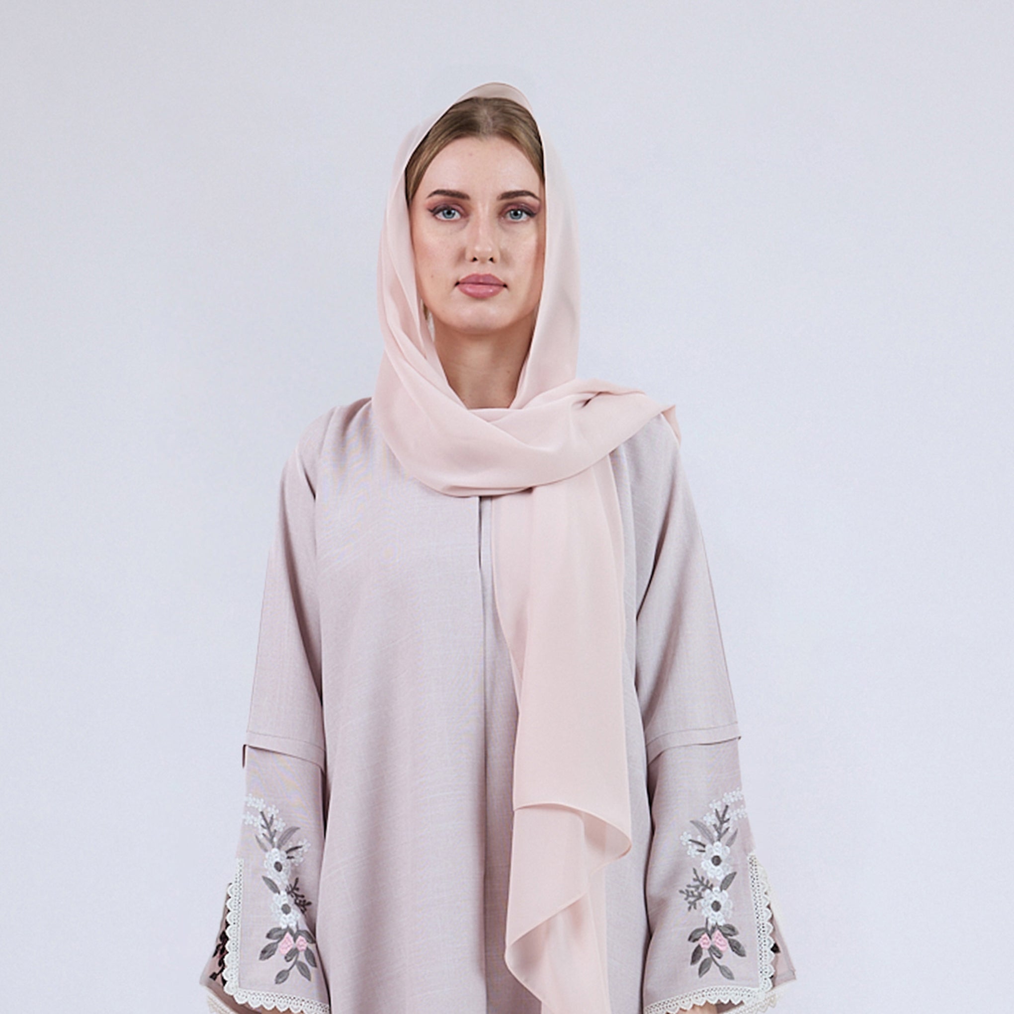 Premium Soft Chiffon Hijab Modestwear Scarf Almond Pink