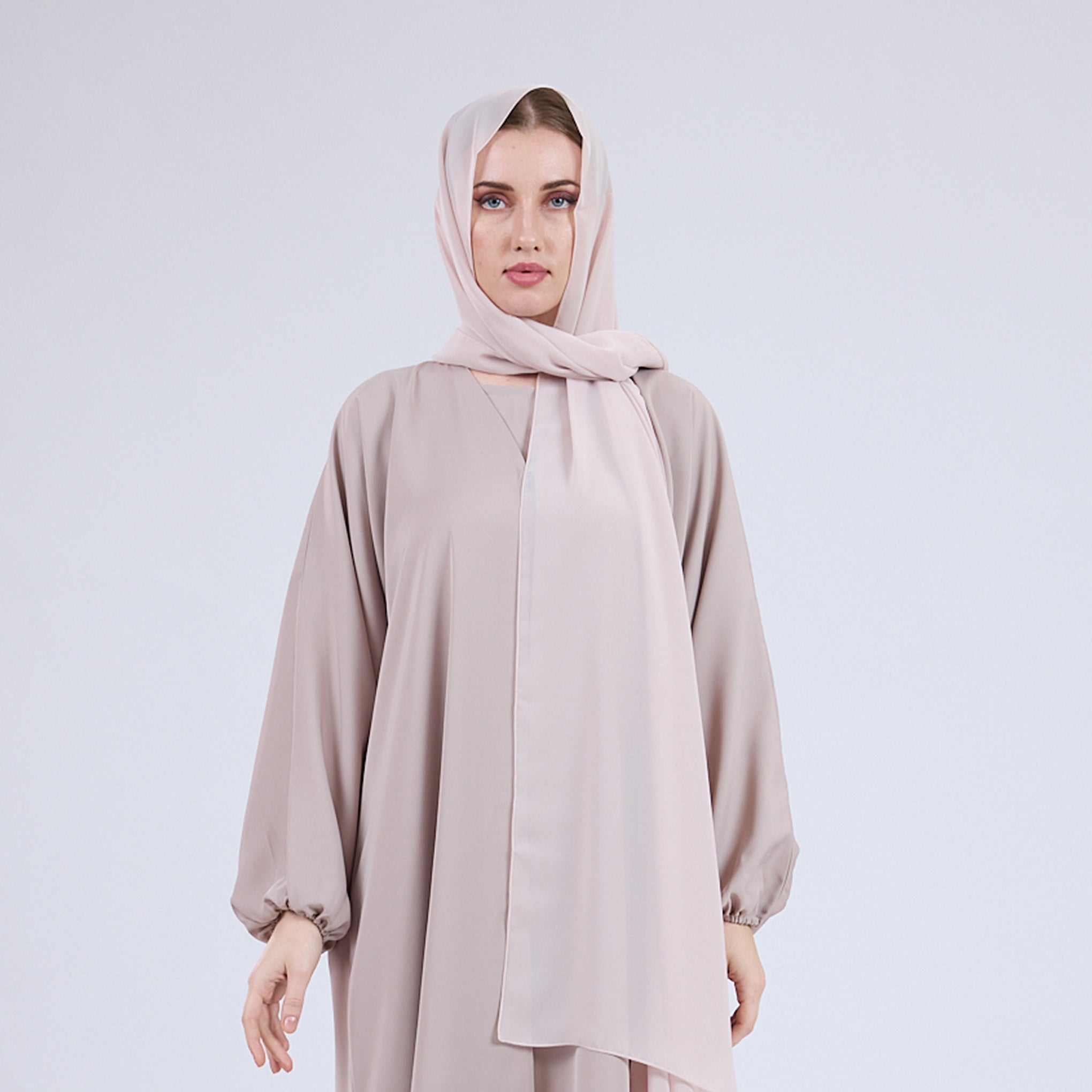 Premium Soft Chiffon Hijab Modestwear Scarf Pearl Beige