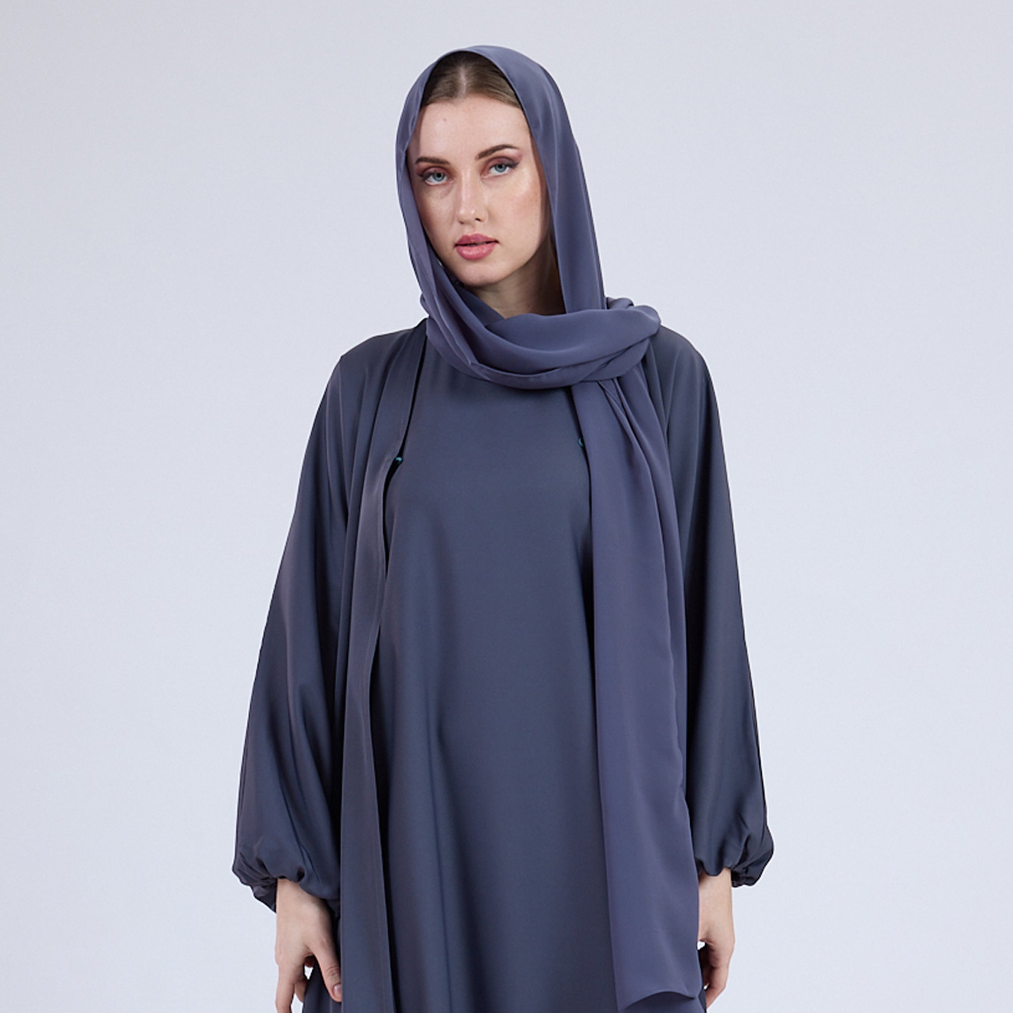 Premium Soft Chiffon Hijab Modestwear Scarf Aegean Blue