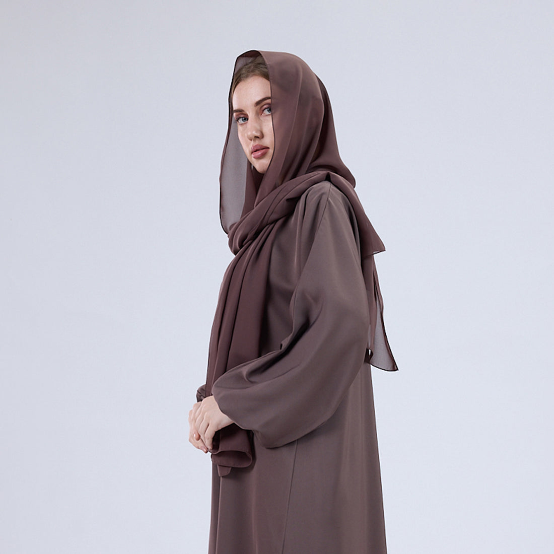 Premium Soft Chiffon Hijab Modestwear Scarf Turkish Rose