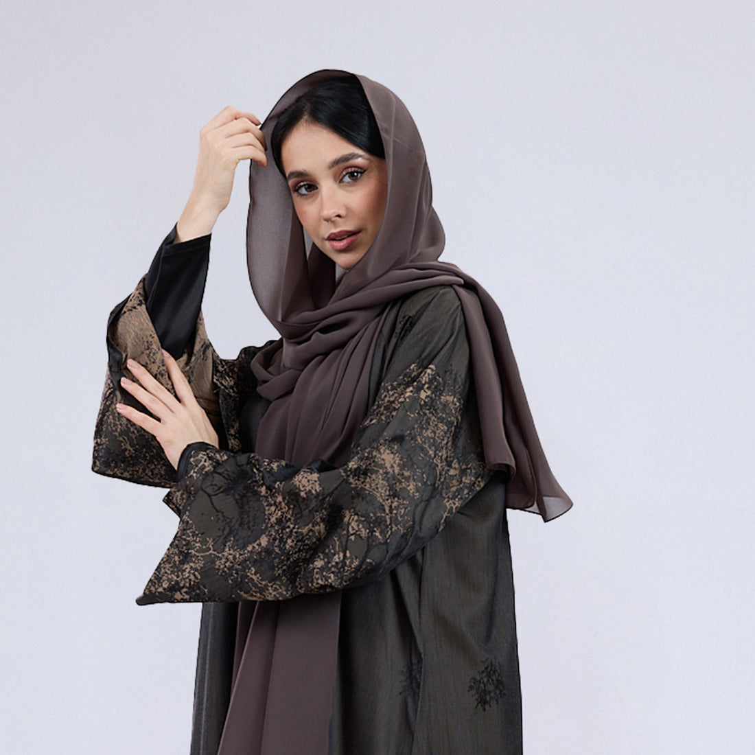 Premium Soft Chiffon Hijab Modestwear Scarf Chestnut Brown