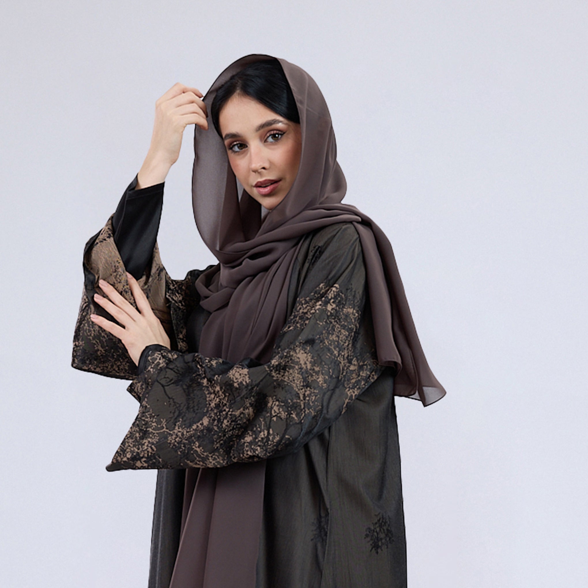 Premium Soft Chiffon Hijab Modestwear Scarf Chestnut Brown