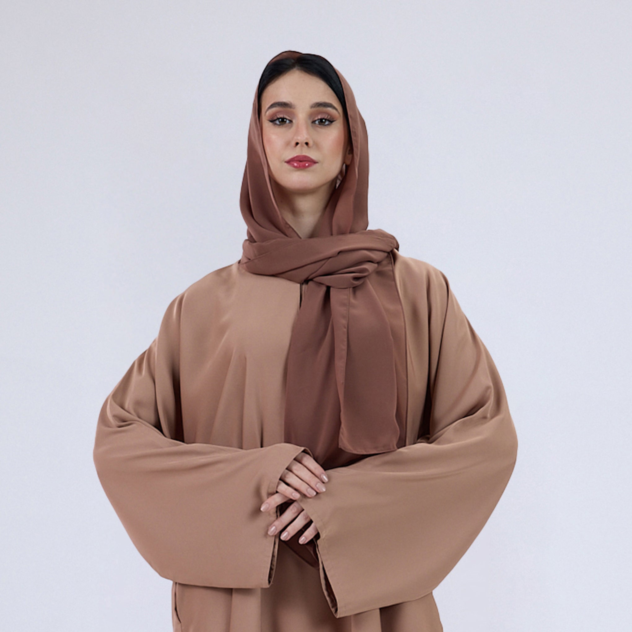 Premium Soft Chiffon Hijab Modestwear Scarf Camel Brown