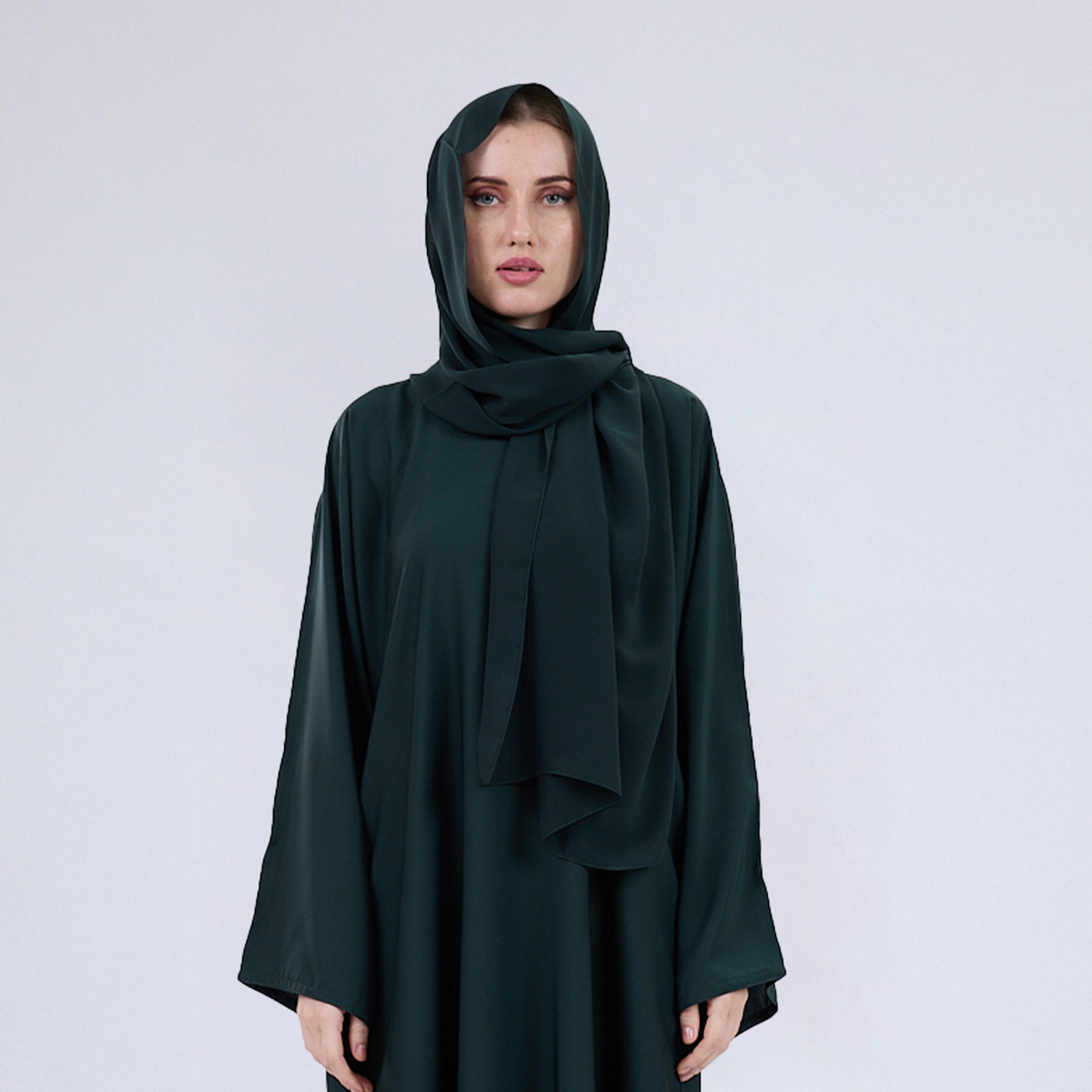 Premium Soft Chiffon Hijab Modestwear Scarf Pine Green