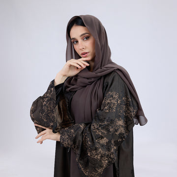 Premium Soft Chiffon Hijab Modestwear Scarf Chestnut Brown