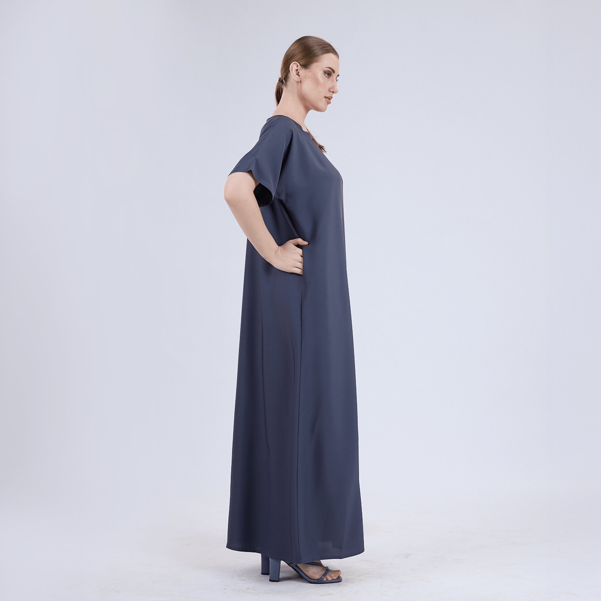Nida Half Sleeve Inner Slip for Open Abayas