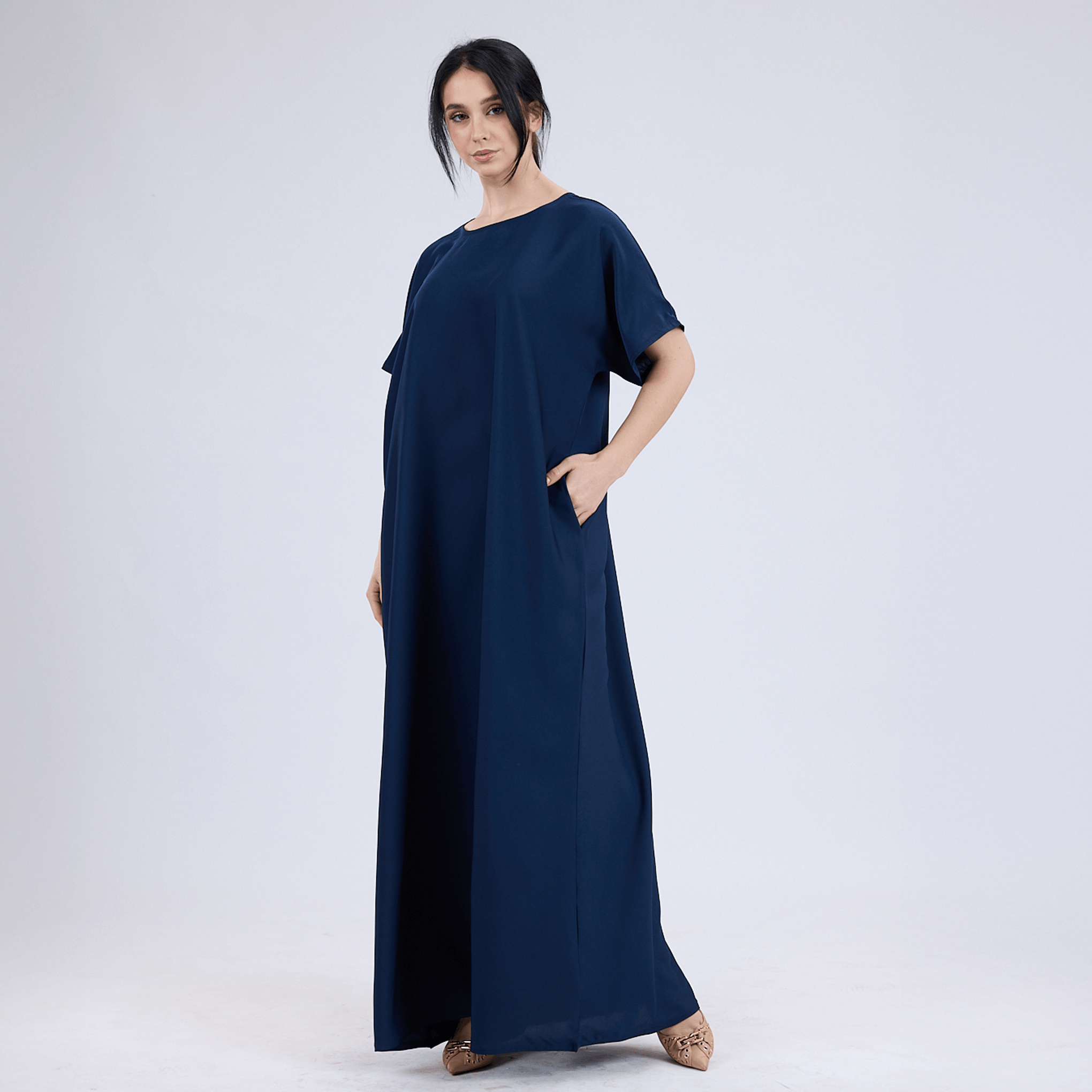 Nida Half Sleeve Inner Slip for Open Abayas