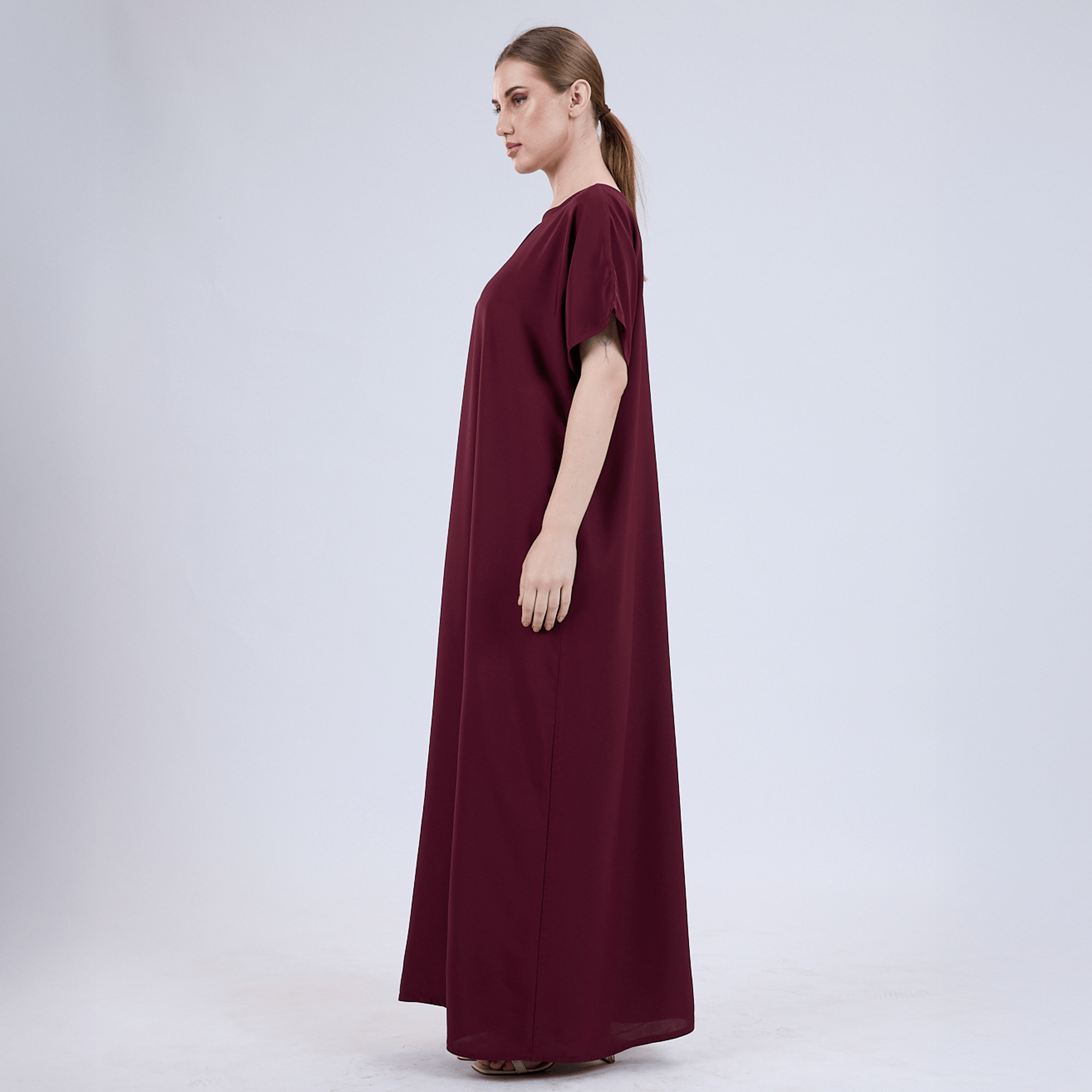 Nida Half Sleeve Inner Slip for Open Abayas