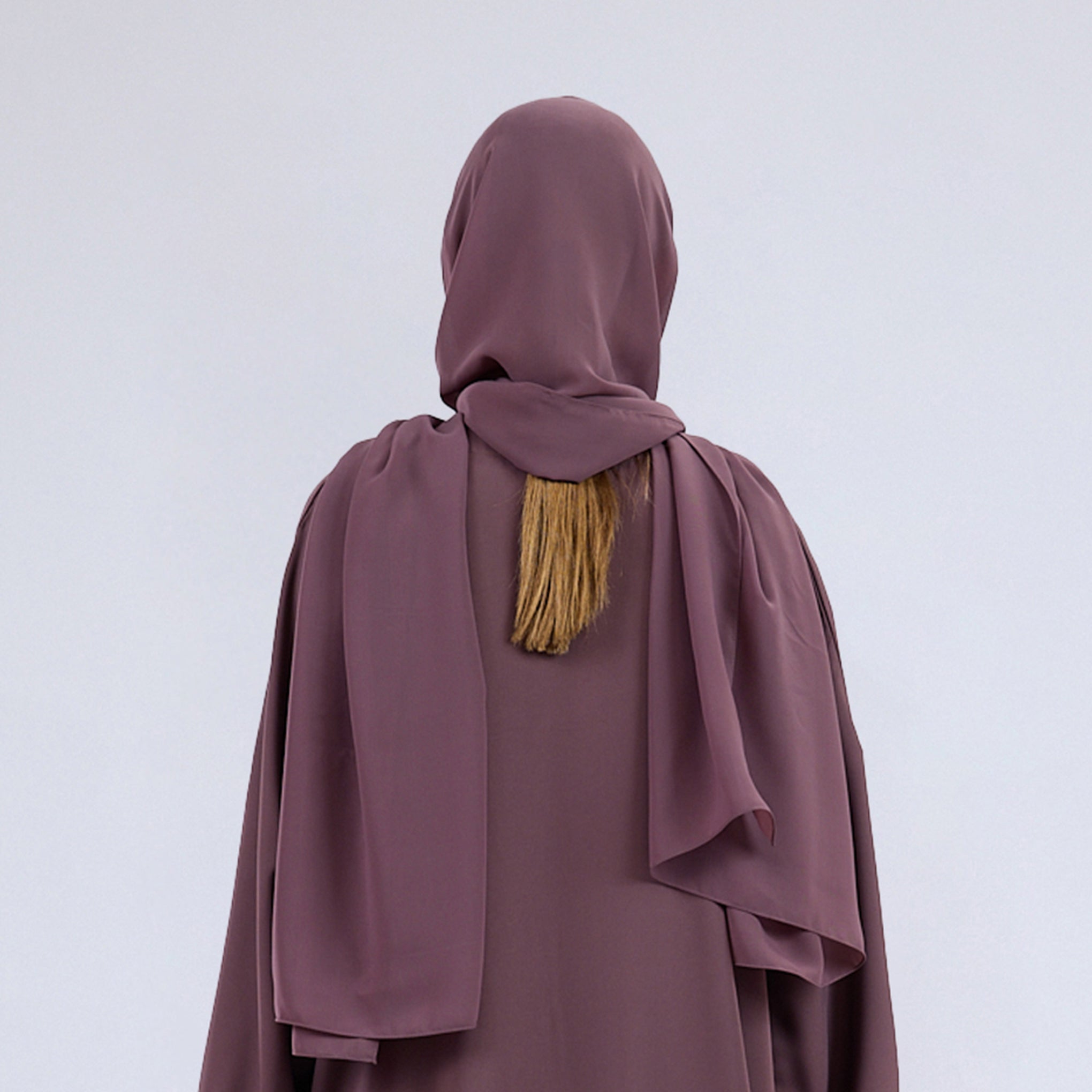 Premium Soft Chiffon Hijab Modestwear Scarf Rosewood Pink