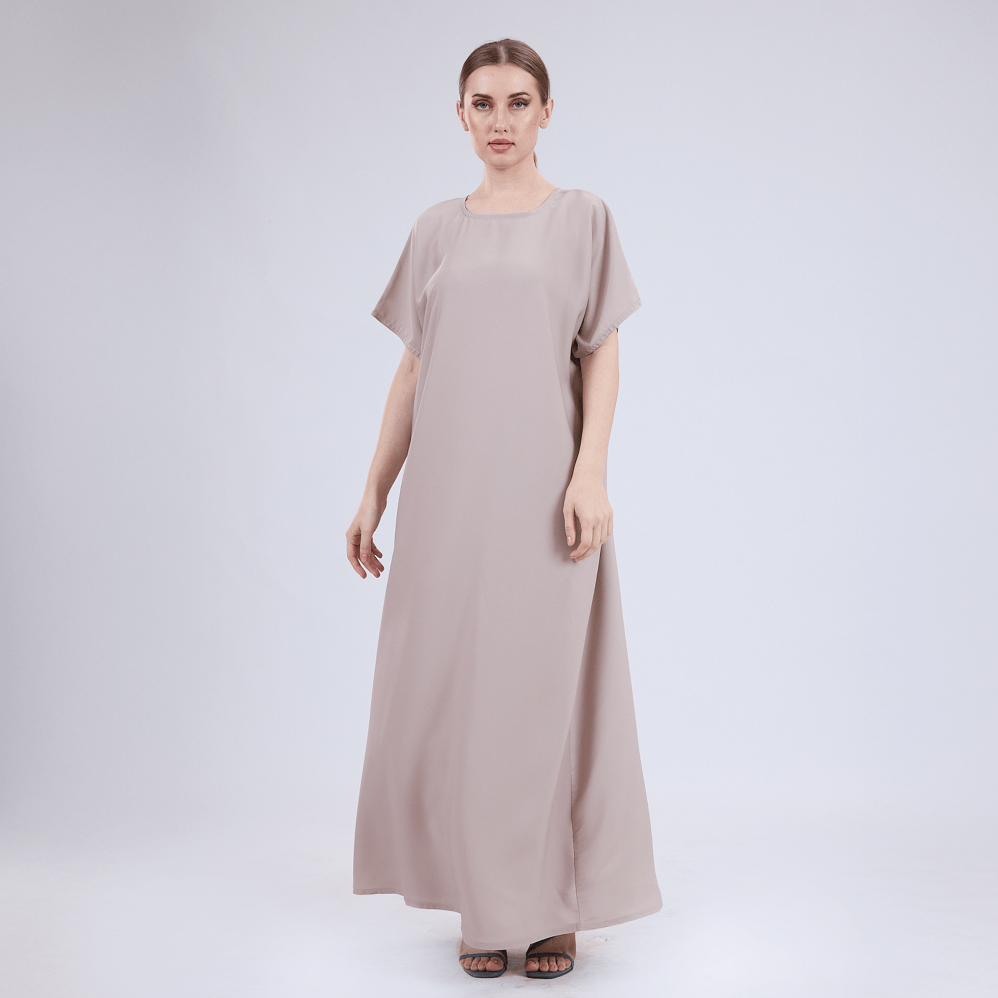 Nida Half Sleeve Inner Slip for Open Abayas