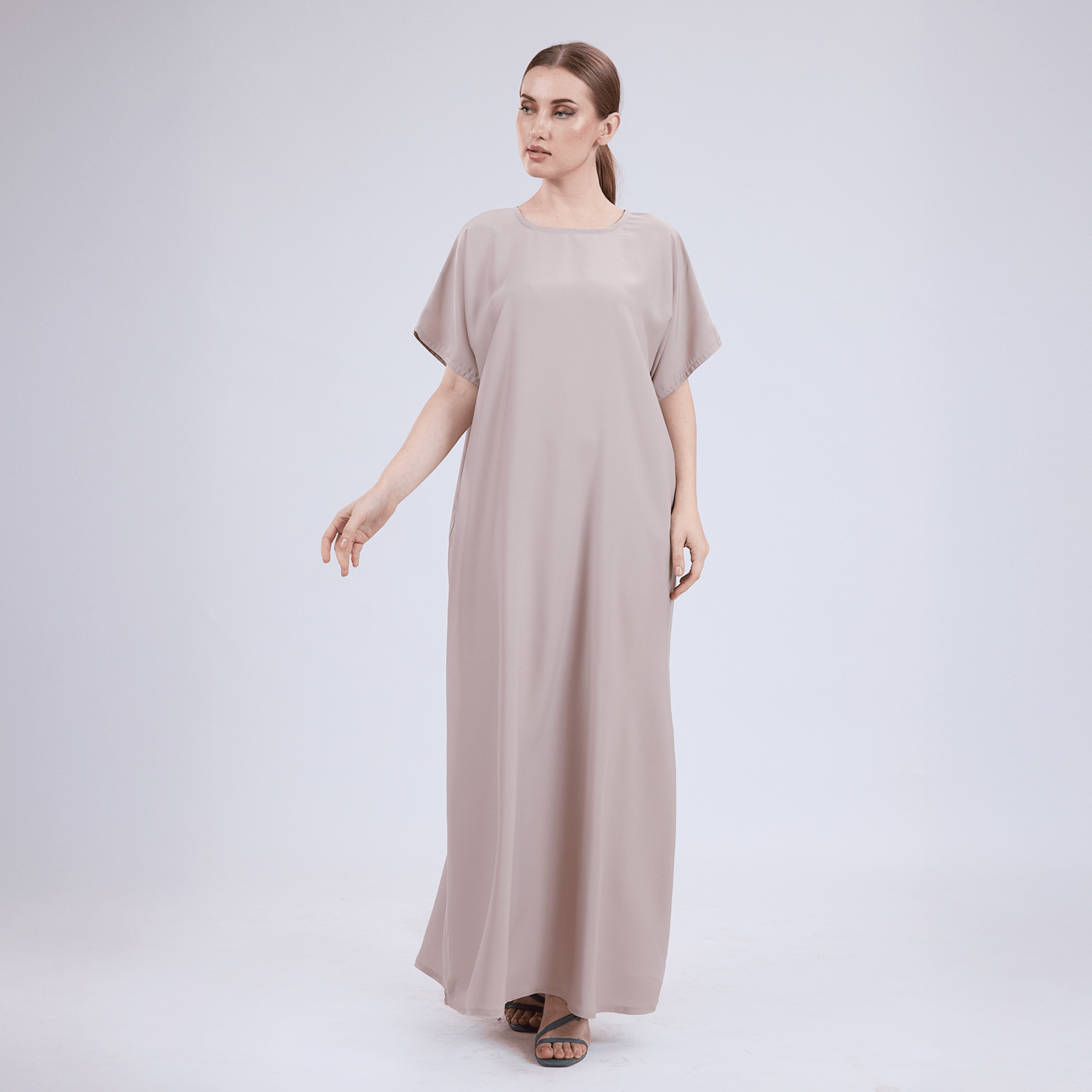 Nida Half Sleeve Inner Slip for Open Abayas