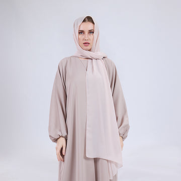 Premium Soft Chiffon Hijab Modestwear Scarf Pearl Beige