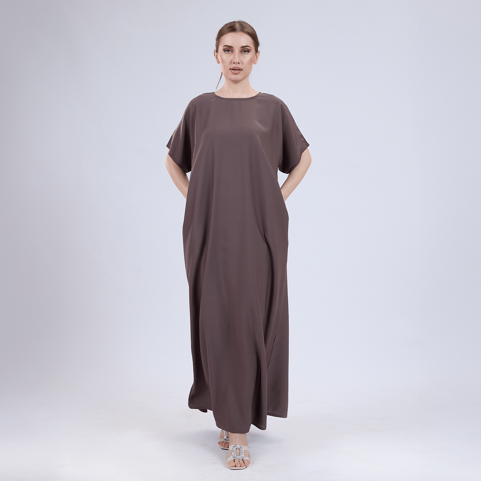 Nida Half Sleeve Inner Slip for Open Abayas