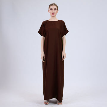 Nida Half Sleeve Inner Slip for Open Abayas