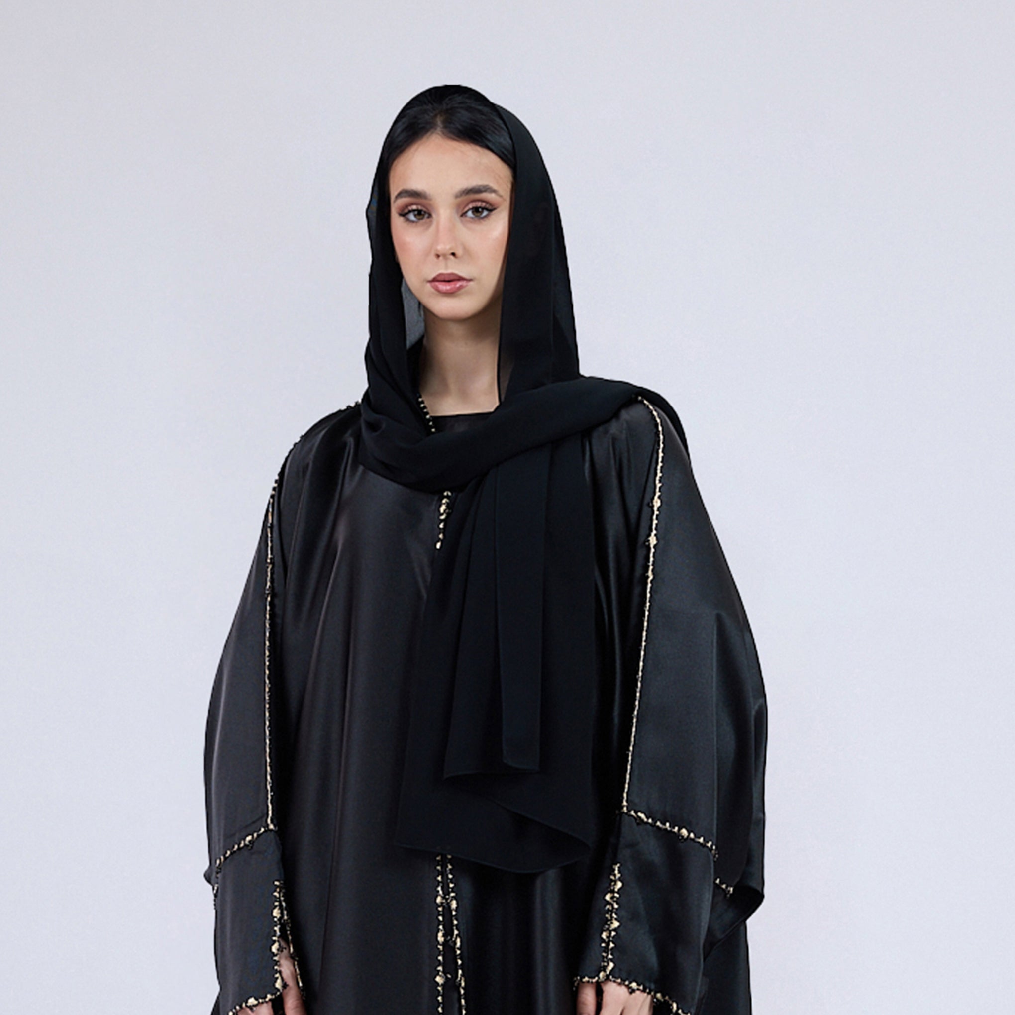 Premium Soft Chiffon Hijab Modestwear Scarf Midnight Balck