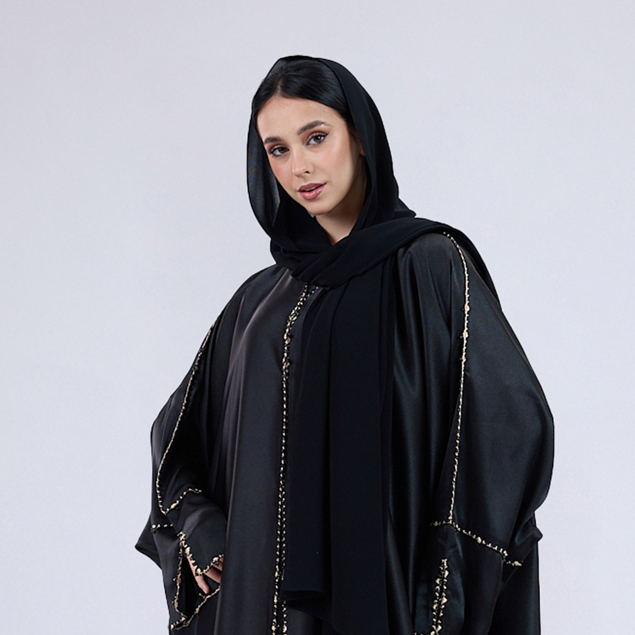 Premium Soft Chiffon Hijab Modestwear Scarf Midnight Balck