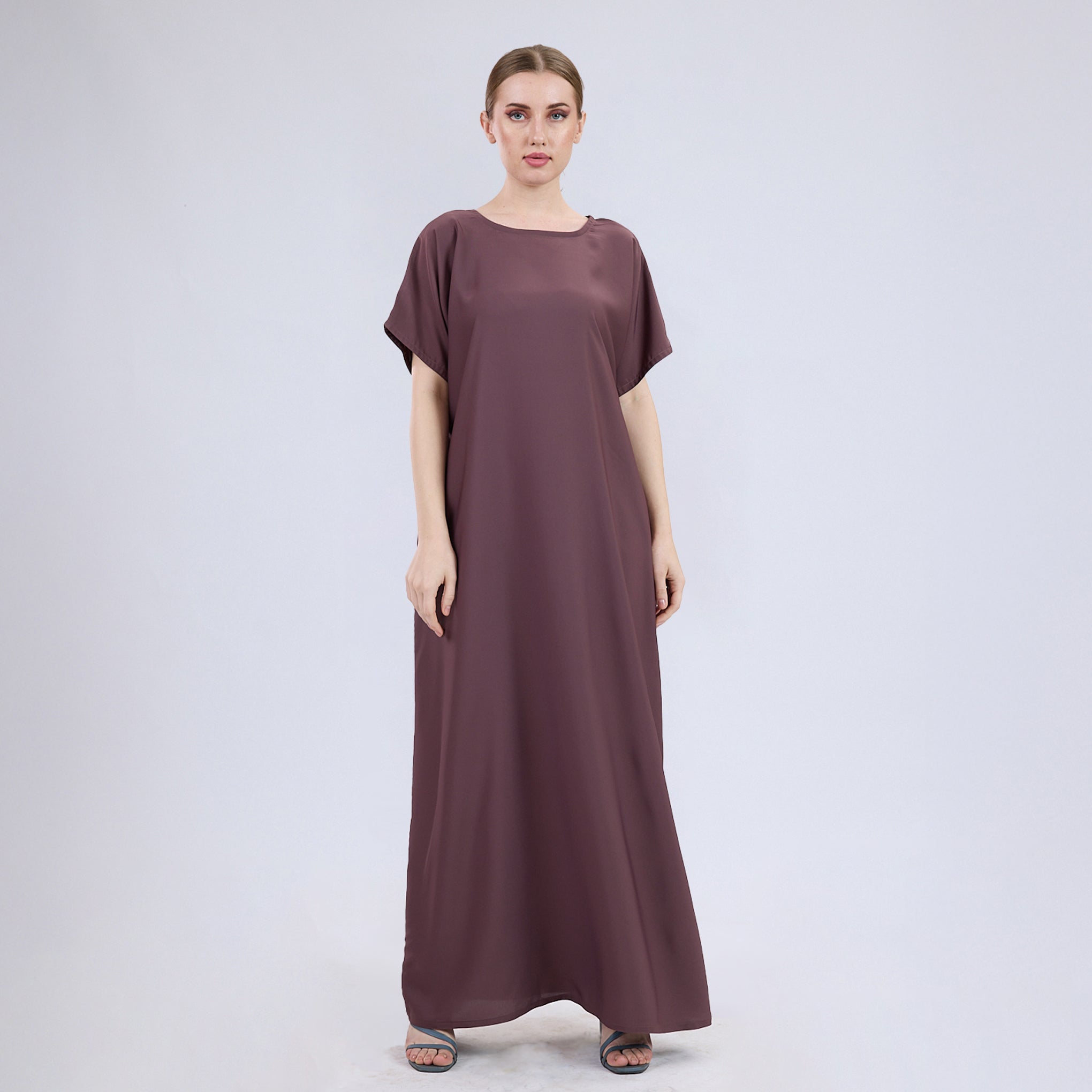 Nida Half Sleeve Inner Slip for Open Abayas