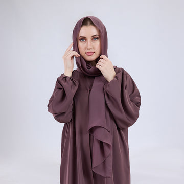 Premium Soft Chiffon Hijab Modestwear Scarf Rosewood Pink